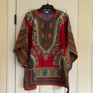 Beautiful and Bright Kaftan! 100% cotton.